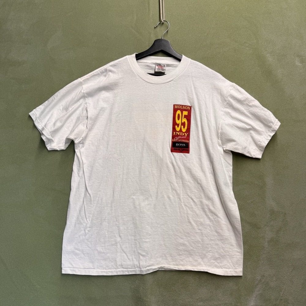 Vintage 1995 Molson Indy Vancouver XL Single Stitch  Oneita Power T Shirt